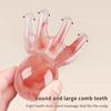 Resin Octopus Massage Comb Head Meridian Scraping Scalp Massage Brush Acupuncture Gua Sha Massage Comb Fatigue Relief Massage