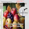 2pcs   Curtain Cloth  print Fresh And Delicious Fruit Machine Washable (without rod) Stuff Clearance for Living Room   Bedroom