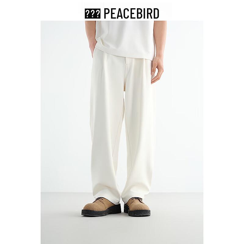 

PEACEBIRD Men s Loose Straight Summer Casual Pants 35
