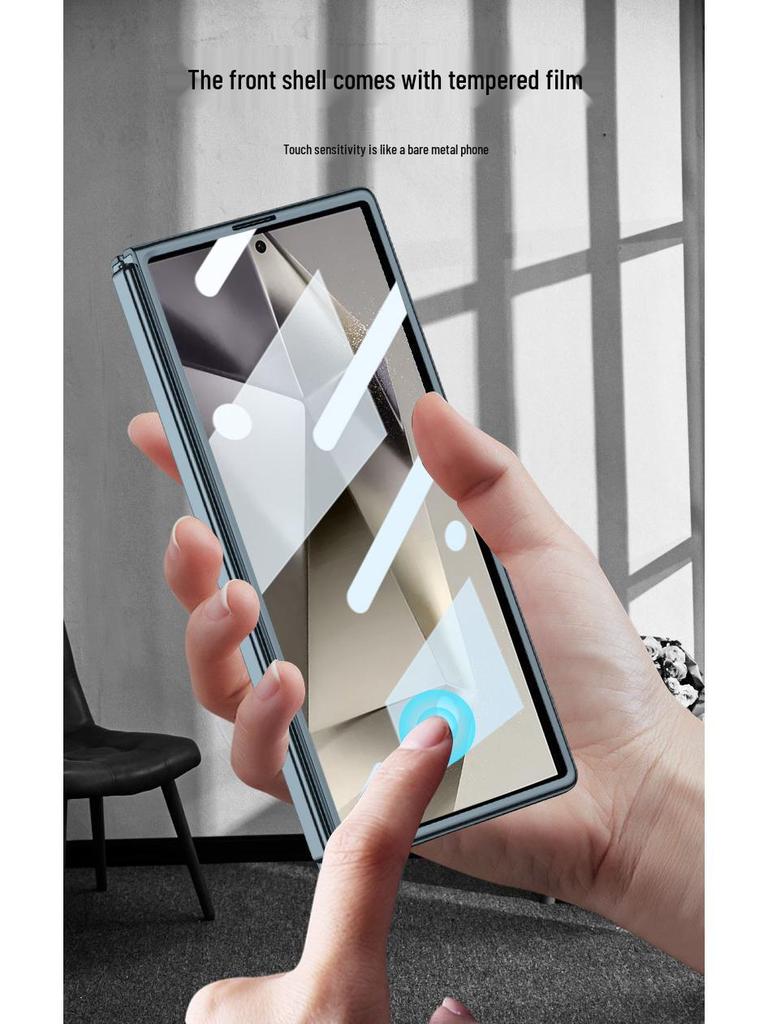 Samsung Z Fold6 Electroplated Transparent Protective Case