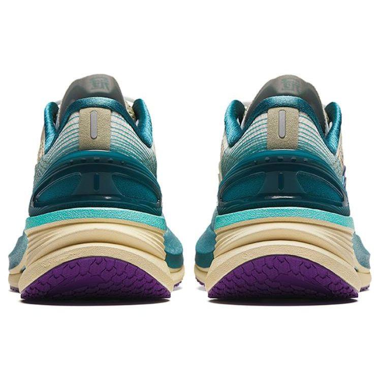 Anta Champion Pro Running Shoes Men Teal Yellow White Blue Purple 112425563-7