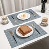 4pcs Rectangular Placemat Nordic Style Dish Mat Durable Coasters Dinning