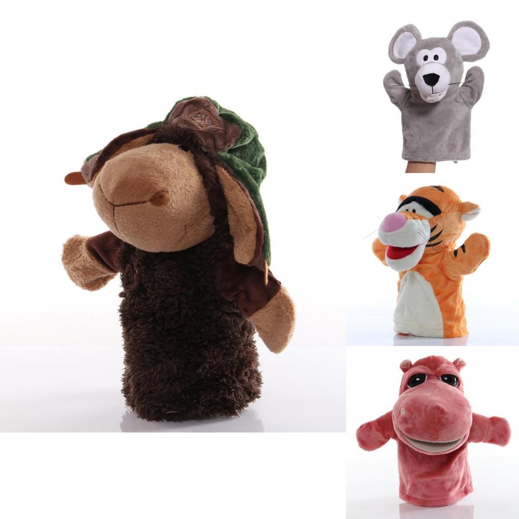 Pp Cotton Stuffed Plush Hand Puppet Toy Ideal For Pretend Play And Early Education 25cm Tall