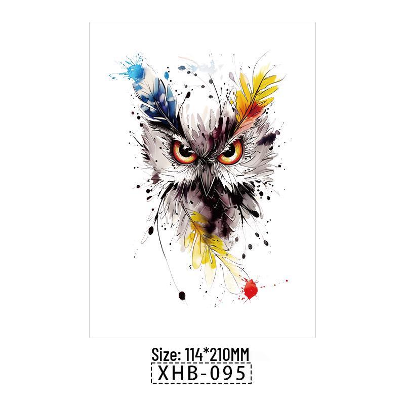 Skull Geisha Sweatproof Tattoo Sticker - Women's Small Full Arm Design