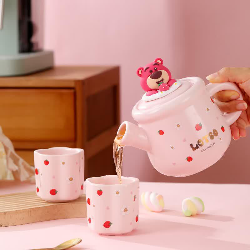Disney Lotso Ceramic Pot & Coffee Cup Gift Set