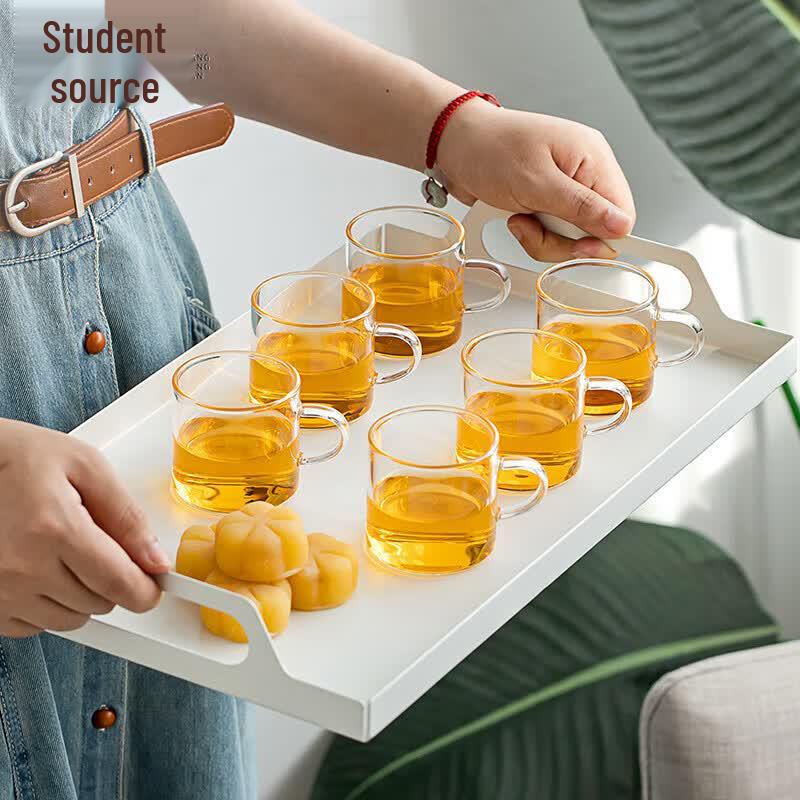 Chang Shengyuan High Borosilicate Glass Tea Cup Set, 6-Piece