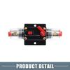 A ABSOPRO Car Circuit Reset Breaker 60A DC 12-48V Circuit Breaker Fuse Holder Car