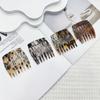 French Style Small Hair Comb Clip Simple Acetic Acid Hair Styling Accessories for Women Girls Tangle-free Broken Hair Fixed Clip