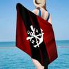 Serviette de plage Emblème de Club de Football, Microfibre Super Douce, Cadeau pour Elle/Lui, Anniversaire, pour Piscine, Plage, Voyage, Décoration d'Intérieur Cadeaux pour Fans