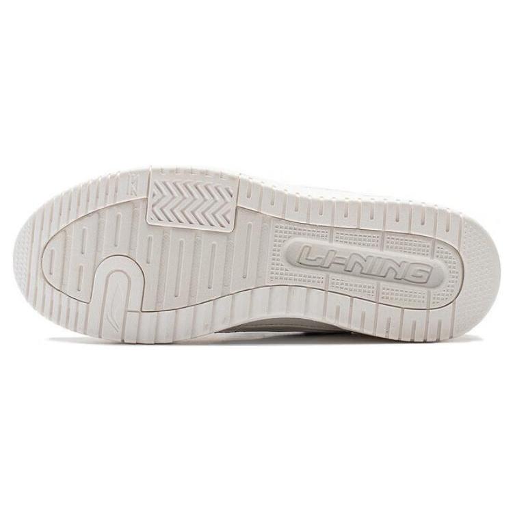 Li Ning Tianji 2.0 Slip Resistant Abrasion Resistant Low Top Skateboard Shoes Women's White Blue AGCT292-1