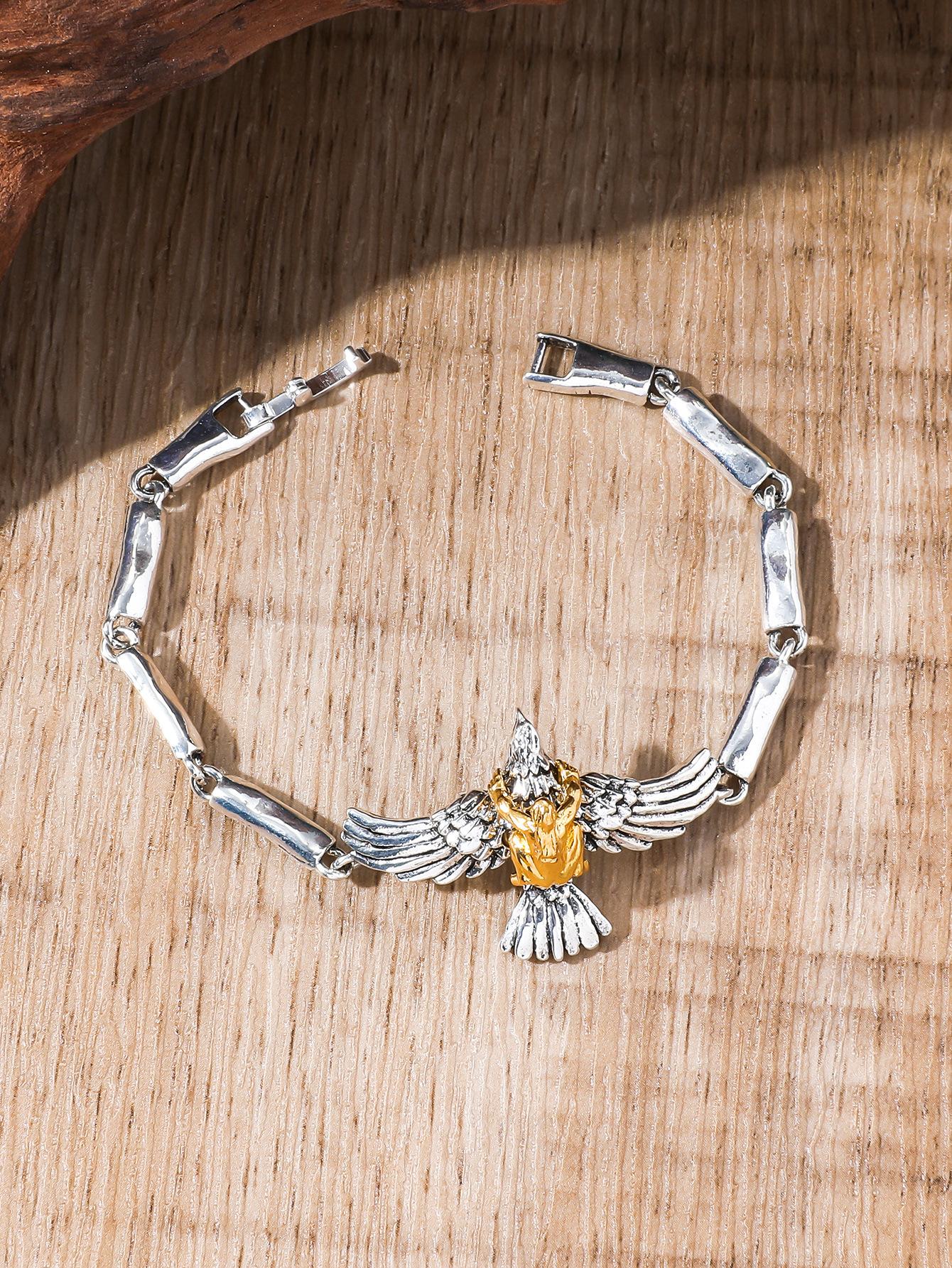 

Новый креативный браслет Гарри Поттера Европа и США Модная статуэтка личности Орла Браслет из бамбука Браслет