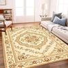 Retro Oriental Rose Flower Carpet Soft, Non slip, Washable Carpet Living Room Bedroom Study Classic Countryside Home Decor