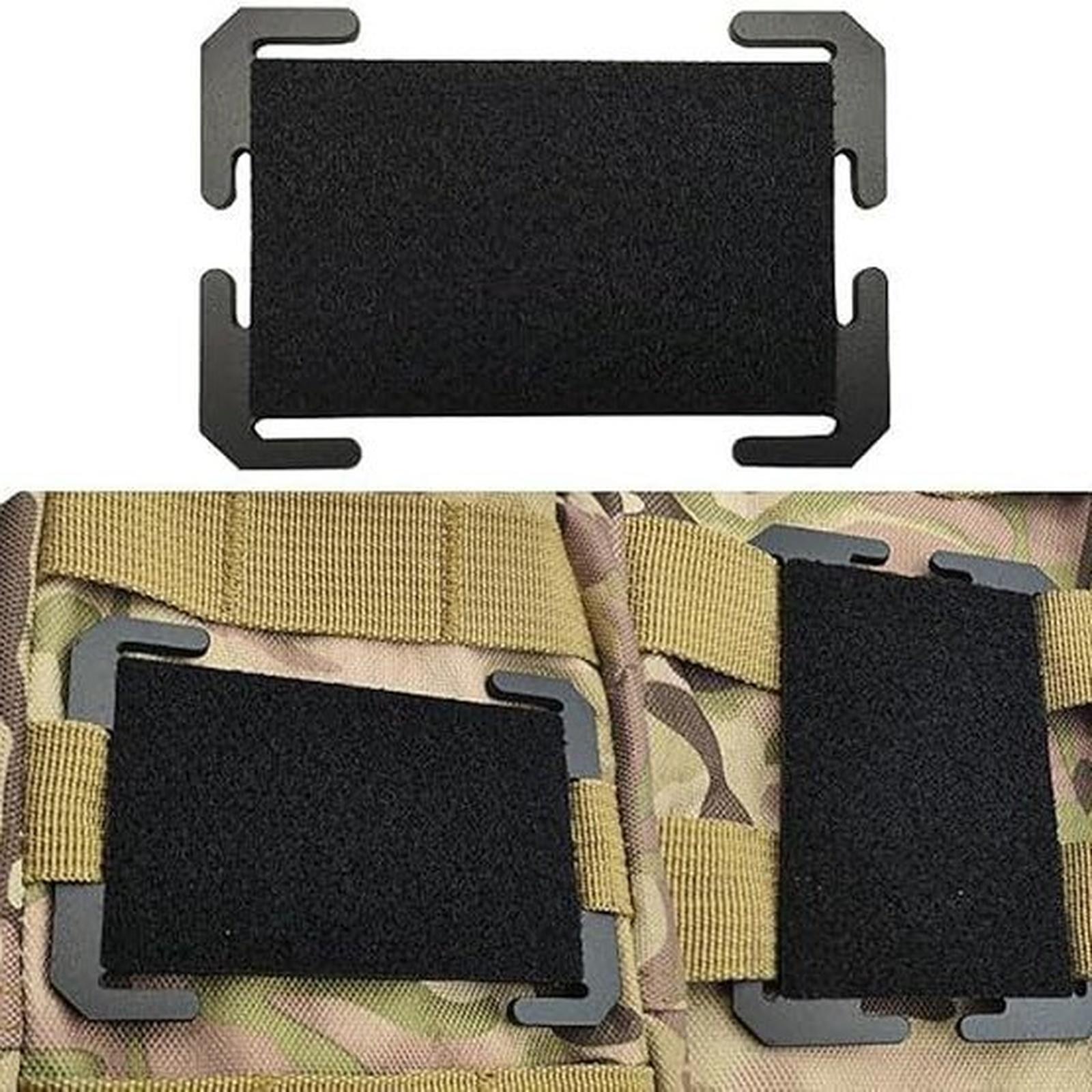 

Panel Attachment for Badges Insignias Patches Backpack Panel Patches Board Hook and Clip Tactic Patches Display Board one size чорний