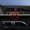 Stainless Steel Car Center Air Conditioning A/C Outlet Vent Cover Trim Sticker for Nissan Kicks 2017 - 2022 LHD Accessories