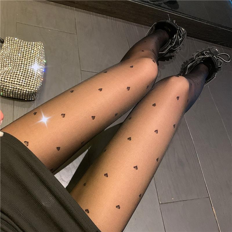

Black Beautiful Legs, Thin Stockings, Love Leggings, Women s Tide 2021 Summer New One-piece Socks, Bare Legs and Thin one size fits all чорний