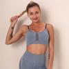JYL Washed Jacquard Sports Hollowid Fitness Top