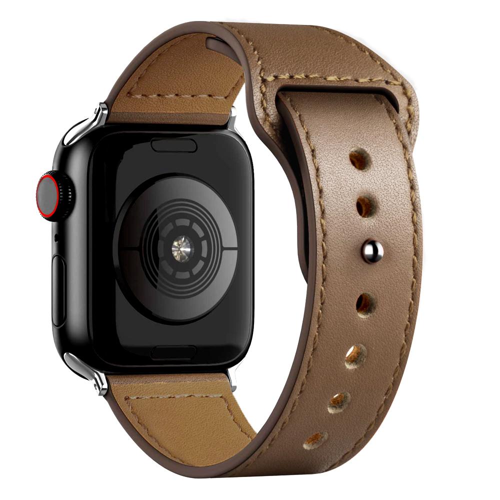 Leather Strap For Apple Watch Band 44mm 45mm 49mm 41mm 40mm 42mm 38mm Wristband Correa Bracelet iWatch Series 8 9 3 4 5 6 SE 7