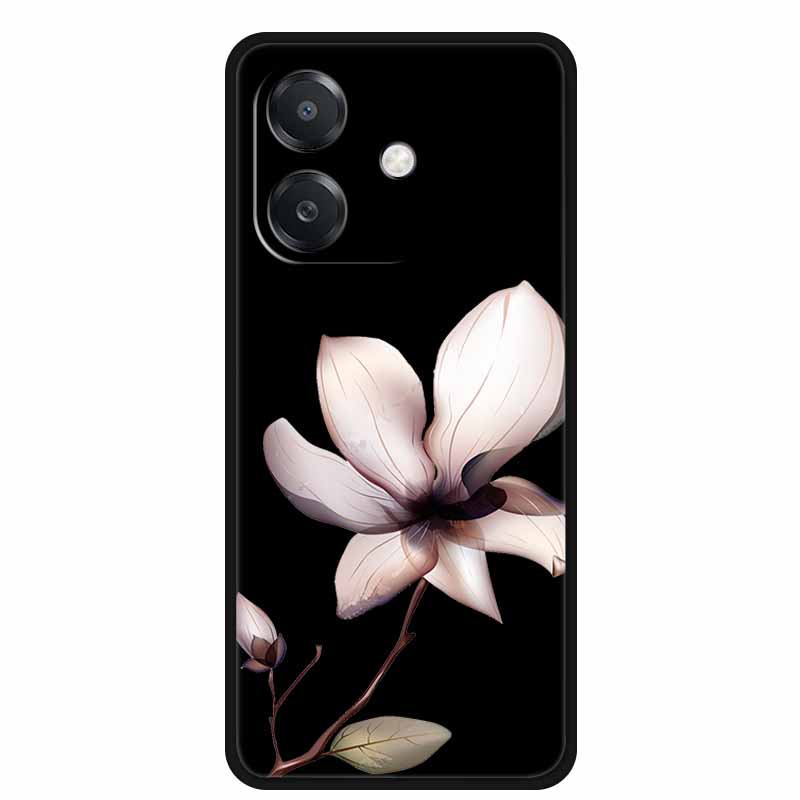 Para OPPO A3 / A3x 5G Funda 6.67" Funda Negra Silicona Suave Funda para Teléfono Para OPPO A3x A3 5G Funda Trasera A 3x A 3 x A3 x Dibujos Animados