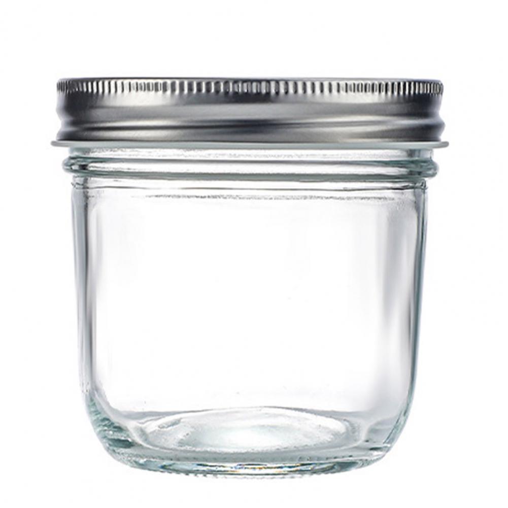 

300/400/500/650ML Glass Sealed Jar With Screw Airtight Lid Clear Fruit Jam Dry Goods Nuts Grain Cereal Seasoning Tea Leaf Bottle