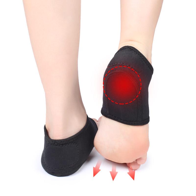 Black and Red Heel Protector Socks for Men and Women - Sock-type Shoe Cover and Foot Protection