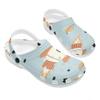 Cute Printed EVA Clogs Adult Unisex Lightweight Breathable Slip On Casual Shoes Soft Sole Summer Sandals Daily Comfort Wear