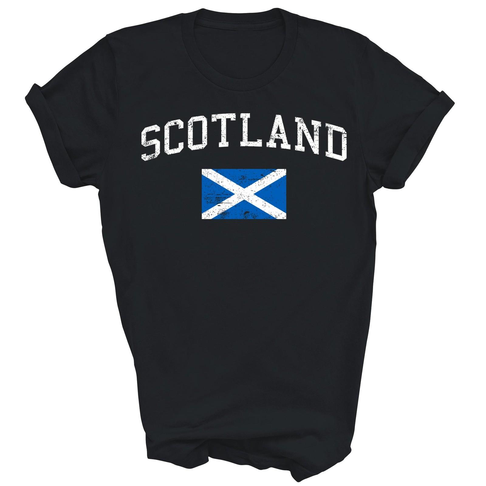 Scotland Faded Scottish Flag Funny Unisex Shirt Gift XXXL