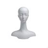 Mannequin Head with Shoulders Minimalist Display Bust Female