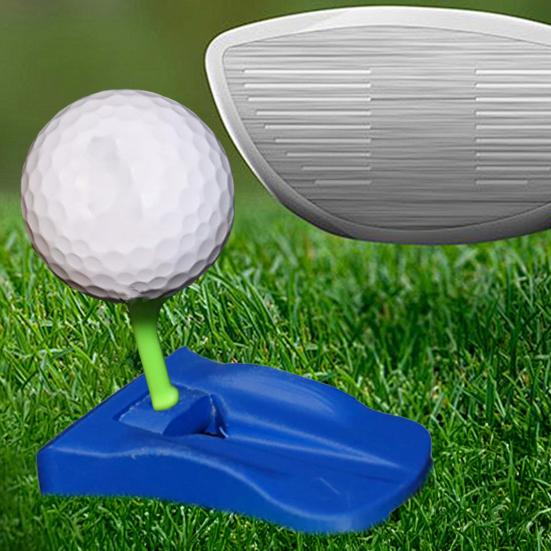 4 ks Základna pro umělý trávník Sklopný umělý trávníkový tee pro golfový simulátorový trénink Zahrnuje 5 předřezaných balení různých tee pro driving range Domácí trénink