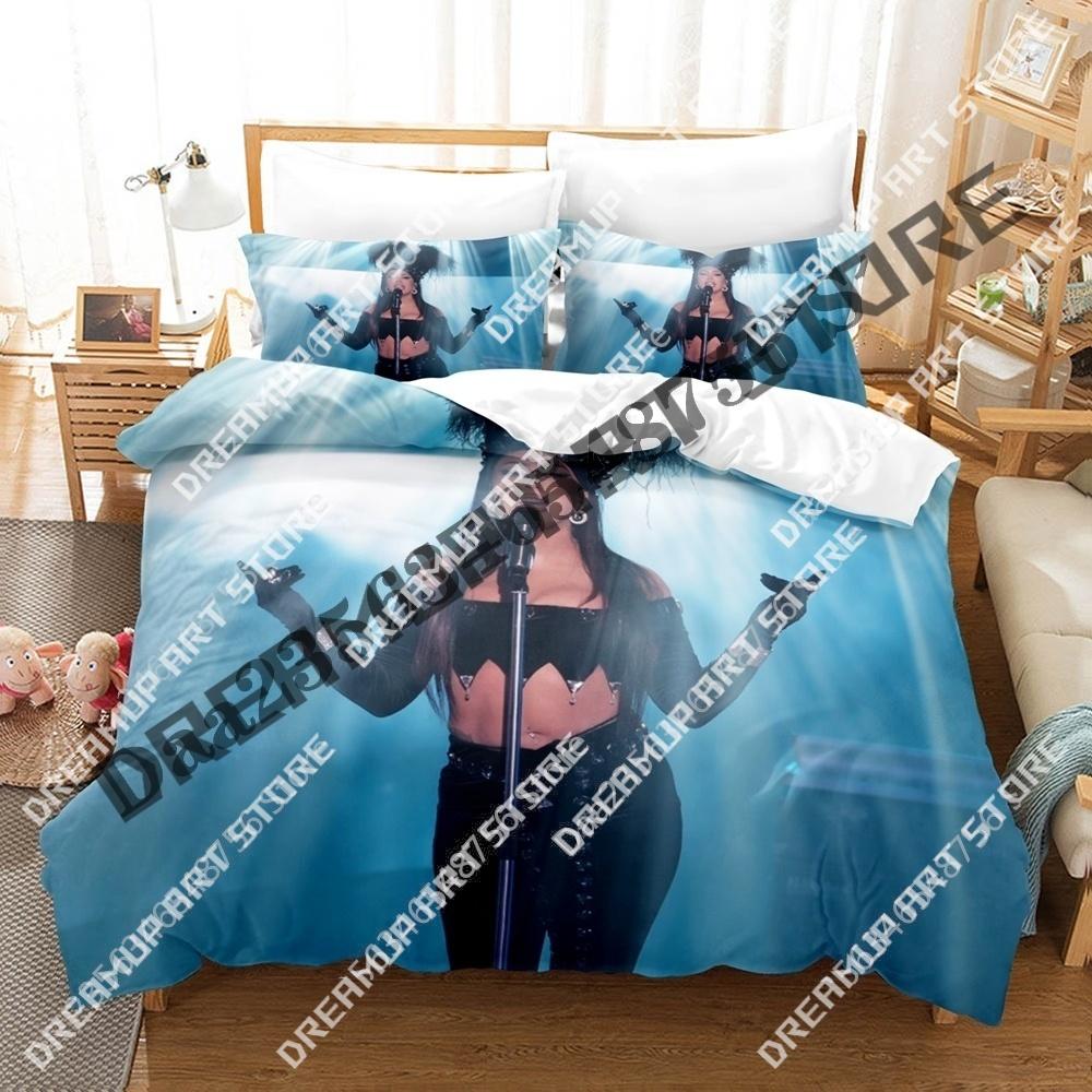 3D Print Kali Uchis Singer Bedding Set Twin Queen King Full Size Duvet Cover Pillowcase Bed boys girls Adult Home Textiles