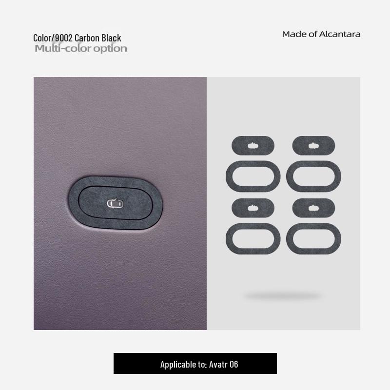 Shunyi Avatr 06 B-Pillar Anti-Collision Door Protection Flocking Sticker