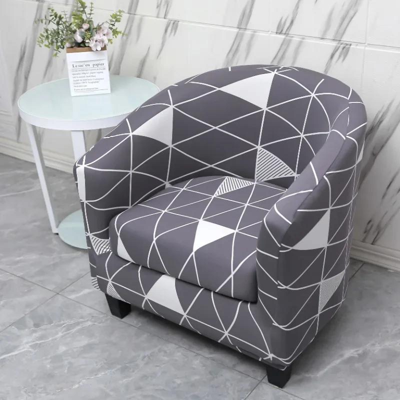 Armchairs Chair Covers Stretch Single Sofa Slipcover Sofa Couch Cover for Bar Counter with Seat Covers Funda De Sofá Individual