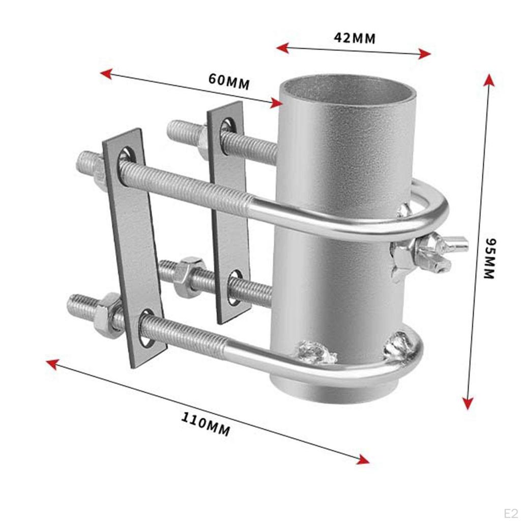 Terrassenschirmständer Geländerbefestigung Deck Balkon Winddicht Hof Boot Außen Strand Barbecue-Tisch