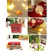 Jingle Bell Tabletop Artificial Christmas Tree Ribbon Bow Festive Party Supplies  Home
