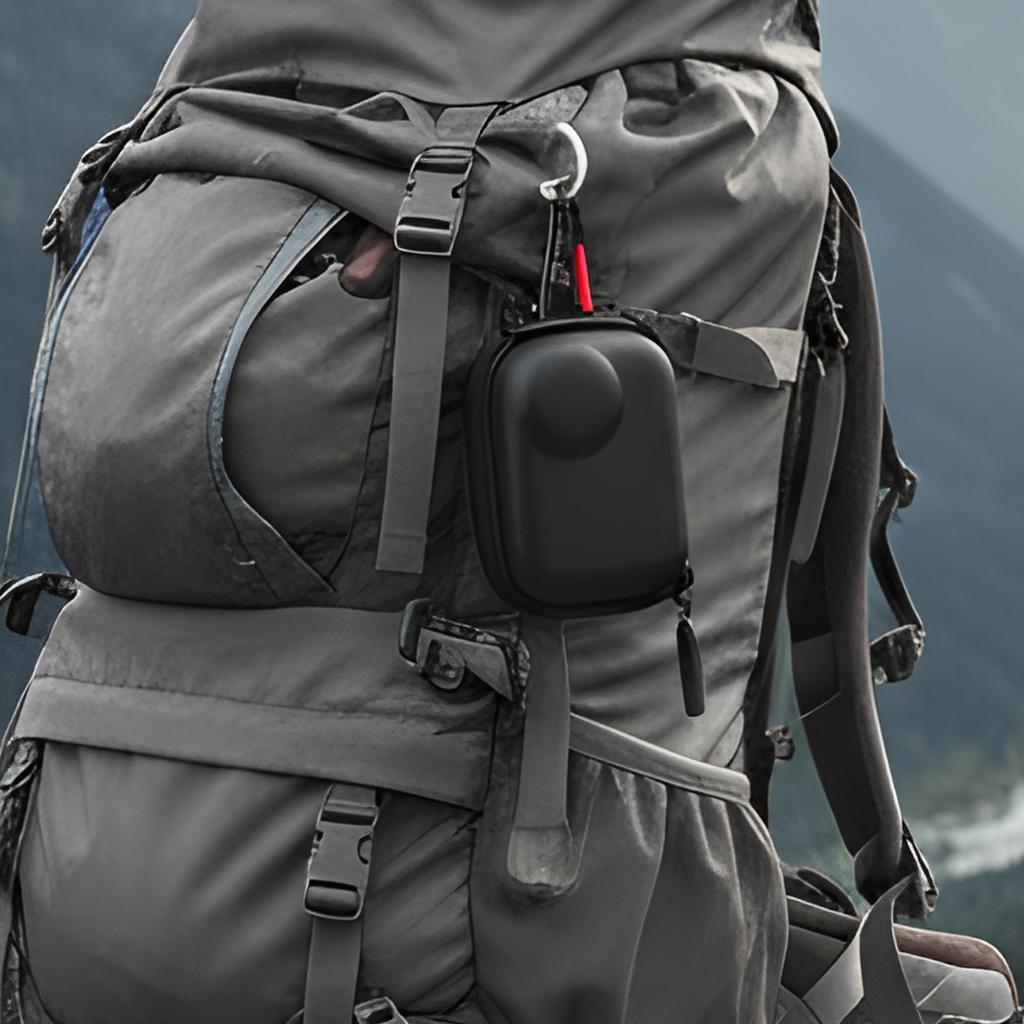 Portable Handheld Storage Bags for Insta360 Go Ultra Travel Carrying Bag Ultra Hard Shell with Carabiner for Insta360 Go Ultra