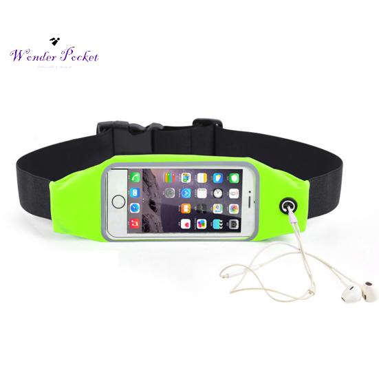 Waterproof Fanny Pack Adjustable Quick Release Zipper Closure Large Capacity Running Waist Belt