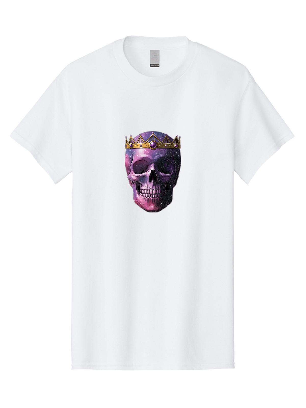 Skull-Crown Mens Graphic Tee, 100% Cotton, Casual Summer Wear S