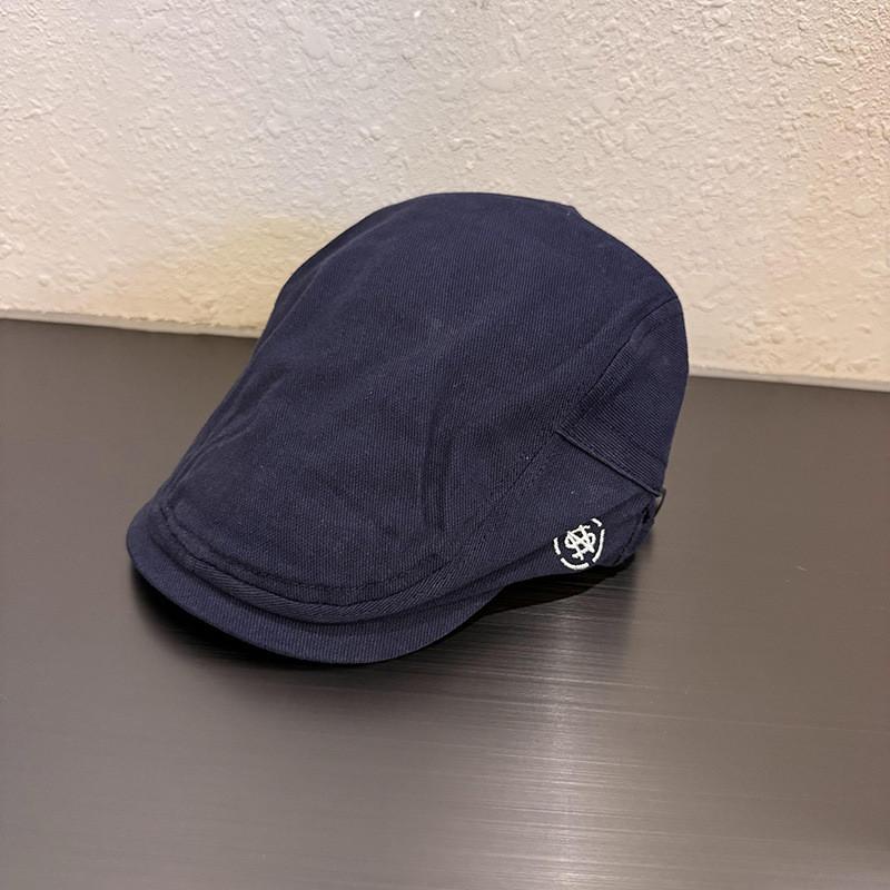 Style Letter Embroidered Baseball Cap With Breathable Cotton For Casual Wear темно-синий