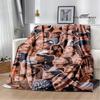Singer Ariana Grande Printed Blanket Warm Flannel Blankets Soft And Comfortable Home Travel Blanket Bed Linings Birthday Gift