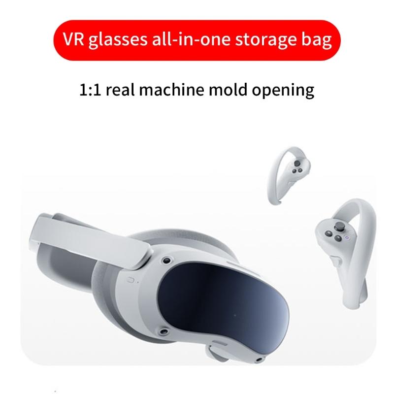 Durability EVA Travel Storage Bag for Pico4 VR Glasses and Controllers Components Bag Cover Prevent Scratches