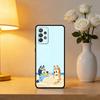 Cartoon B-Bingo DOG Phone Case For Samsung Galaxy A73,A72,A71,A70,A53,A52,A51,Soft Silicone Black Cover