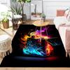 1pc Burning lighter Design Area Rug - Soft, Anti-Slip, and Durable Gaming Room Decor for Bedroom