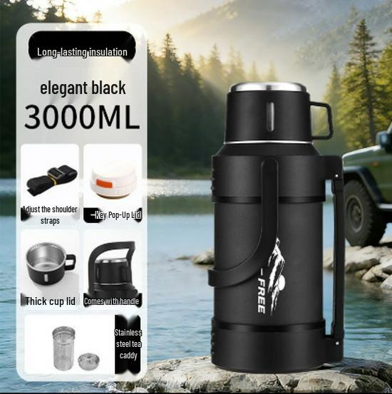 Large Capacity 304 Stainless Steel Insulated Thermos Cup for Travel and Home