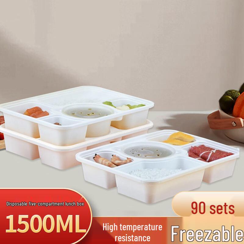 Simple Love Life Disposable Multi-Compartment Meal Prep Containers