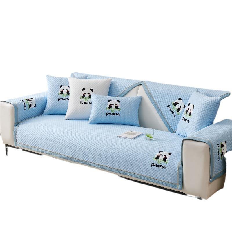 Round Doudou Sofa Cushion, Universal Non-slip Cover for All Seasons, Summer Sofa Cover, New Cartoon Mat Seat Cushion