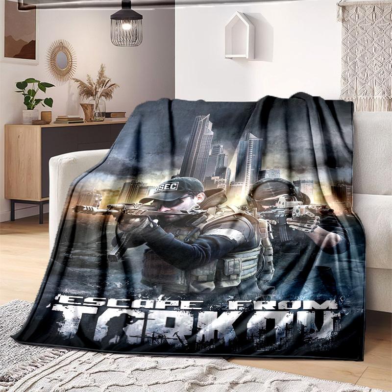 1PC Escape Tarkov Winter Edition Ultimate Tactical Gear All Seasons Soft Comfortable Blanket Suitable Sofa Office Outdoor Travel Home Use