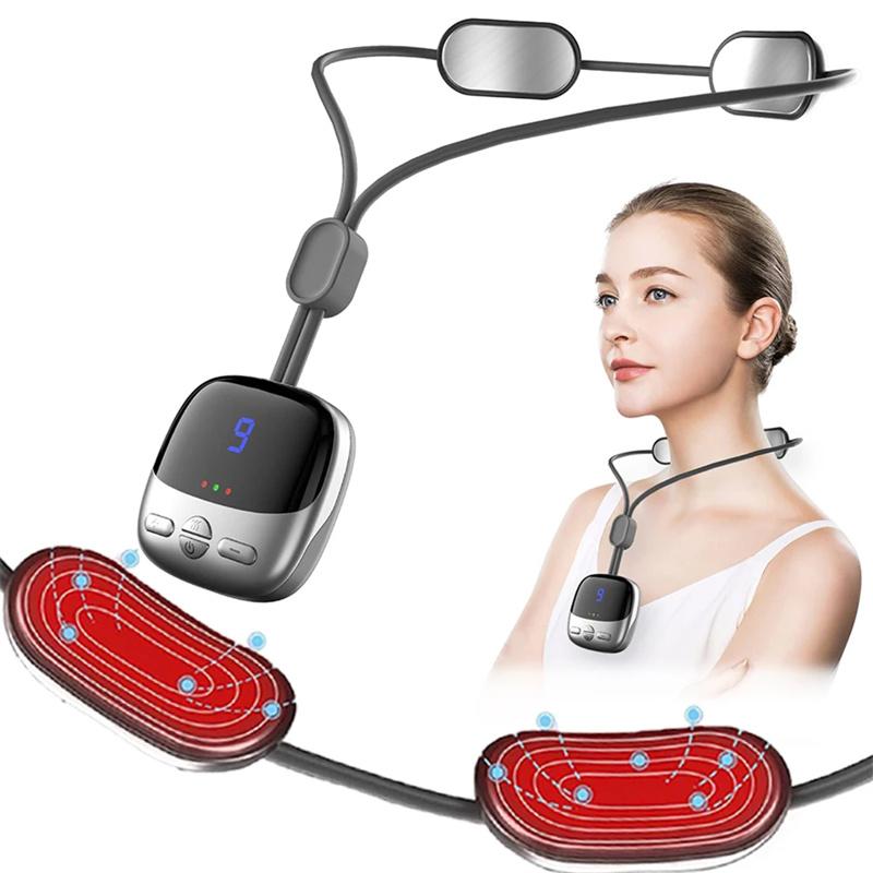 Mini Smart Hanging Neck Shoulder Cervical Spine Massager Mini Portable Hot Compress Neck Artifact Dredging Neck Protector