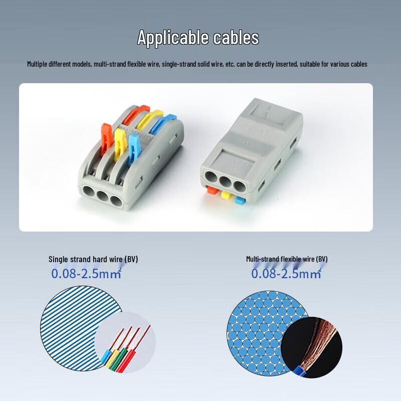 Huijun Multi-Output Quick Splicing Terminal Block