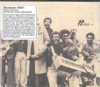 

CD MIND & MATTER - 1514 OLIVER AVENUE (BASEMENT) (IMPO NUM05012 Numero Group 2013 US Soul/Funk