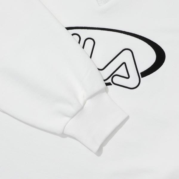 Fila OVersized V Neck Sweatshirt Fs2pog1152f Ow