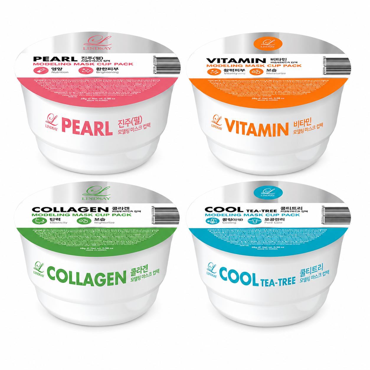LINDSAY Modeling Mask Cup Pack set Collagen